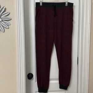 Freckles red and black jogger sweatpants size L